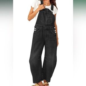 New black overalls medium